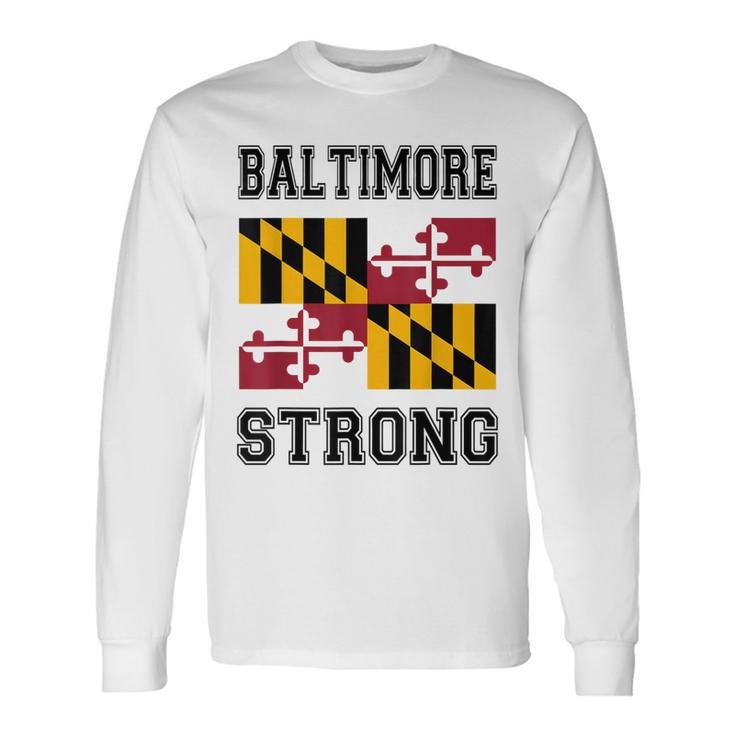 Patapsco River Baltimore Long Sleeve T-Shirt