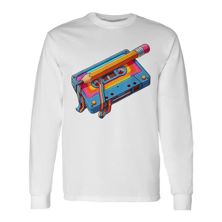 Retro 80Er 90Er Jahre Party Verkleidung Kassette Langarmshirts Geschenkideen