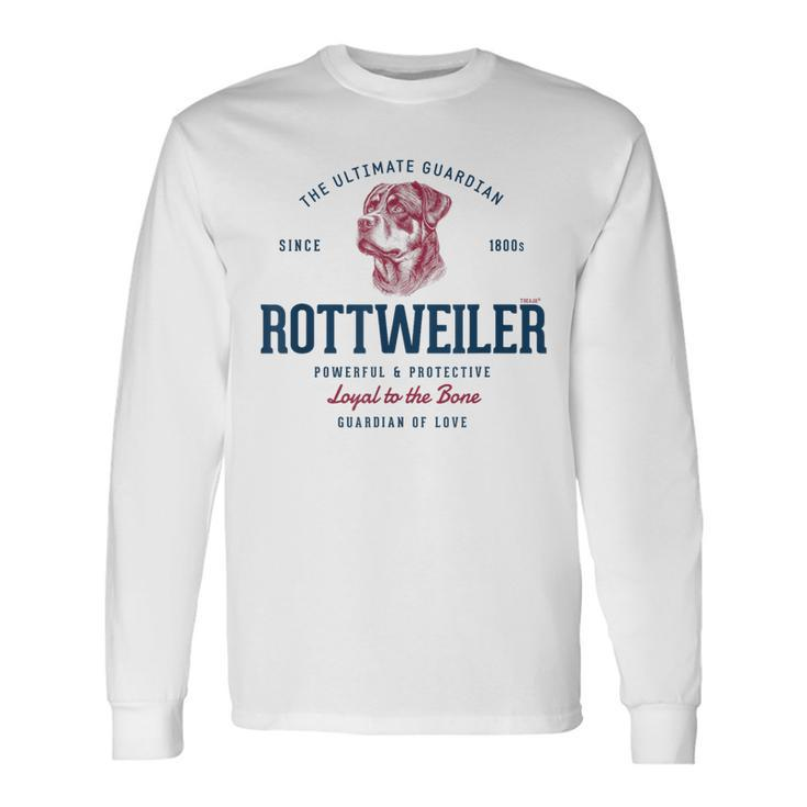 Retro-Styled Vintage Rottweiler Langarmshirts Geschenkideen
