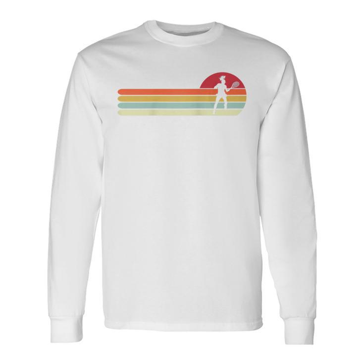 Retrointage Style Tennis Geschenk Für Papa Raglan Langarmshirts Geschenkideen