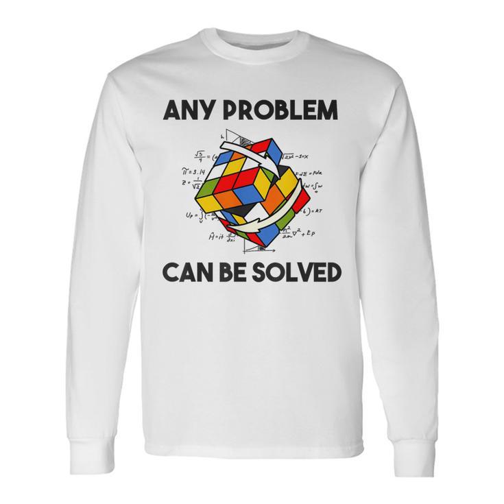 Rubik Cube Magic Cube Retro Rubi Vintage Nerd Langarmshirts Geschenkideen