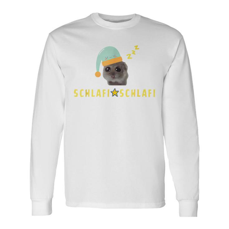 Sad Hamster Schlafen Schlafi Schlafi Langarmshirts Geschenkideen