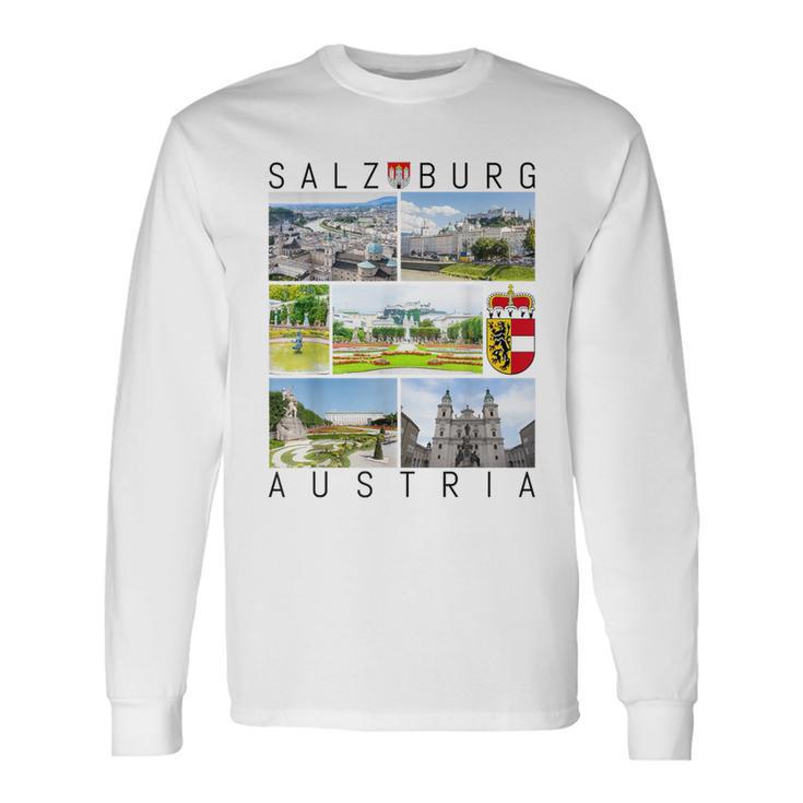 Salzburg Austria Mozart Classical Music Sound Sights Gallery Long Sleeve T-Shirt