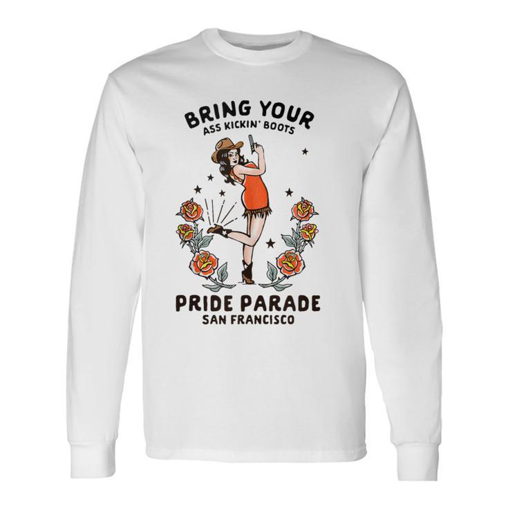 San Francisco Gay Pride Parade Lgbtq Cowgirl Cute Cool Long Sleeve T-Shirt Gifts ideas