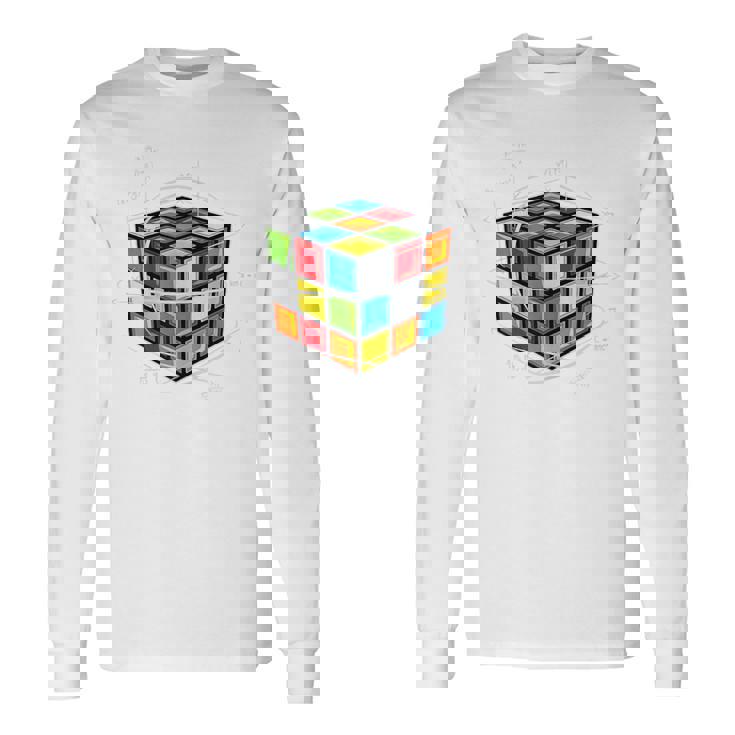 Símbolo Matemáticas Amante De Matemáticas Profesor De Graduación Est Camiseta de manga larga