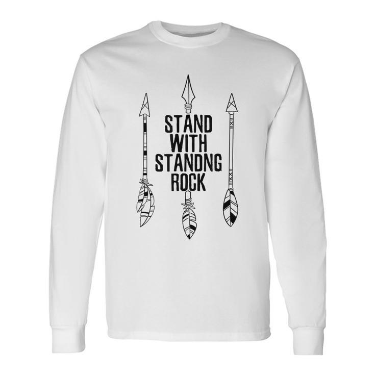 I Stand With Standing Rock Nodapl Dakota Pipeline T Long Sleeve T-Shirt