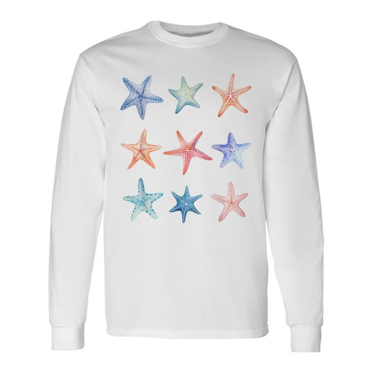 Starfish Collecting Beachcombing Lover Sea Shell Collector Long Sleeve T-Shirt
