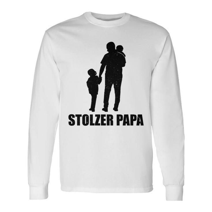 Stolzer Papa Sohn Und Tochterater Papi Langarmshirts Geschenkideen