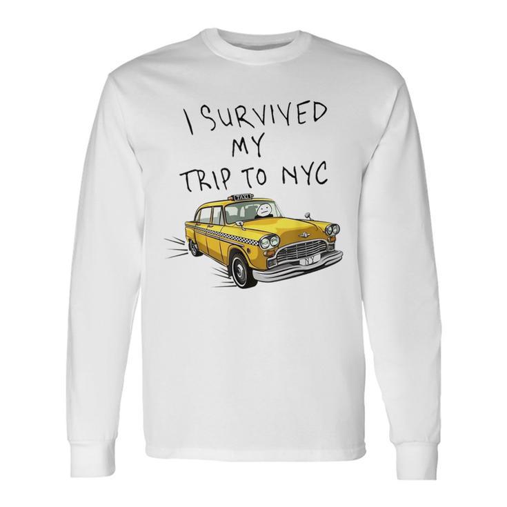 I Survived My Trip To Trucker Taxi Lover Long Sleeve T-Shirt Gifts ideas