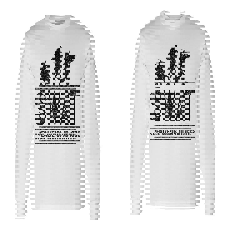 Swat De Shérif Pour Policiers Hors Service T-shirt à manches longues
