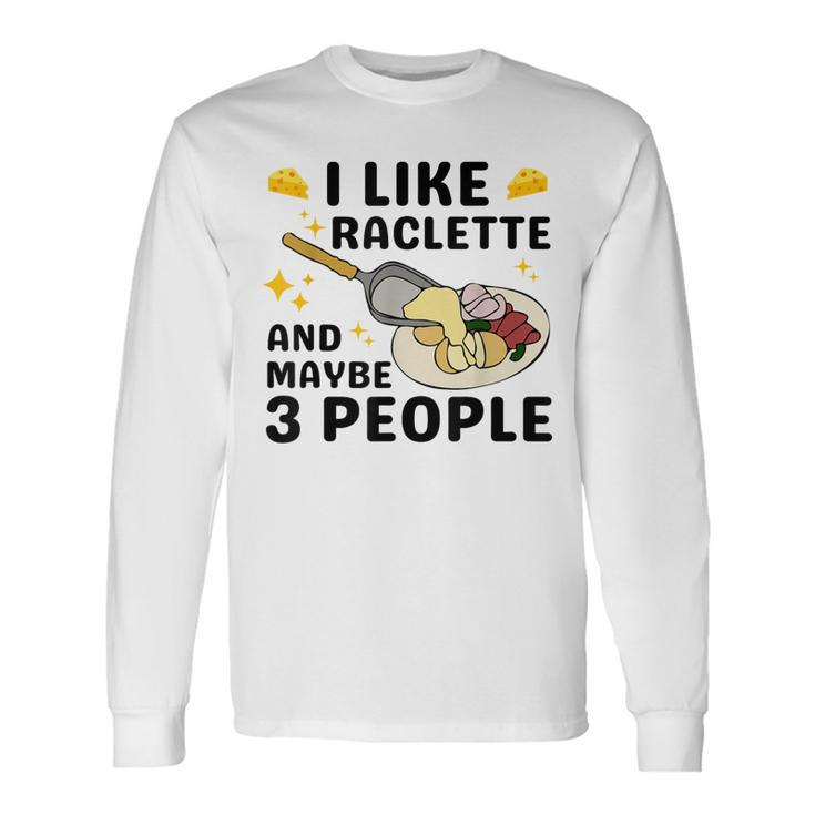 Swiss Cheese Raclette Long Sleeve T-Shirt