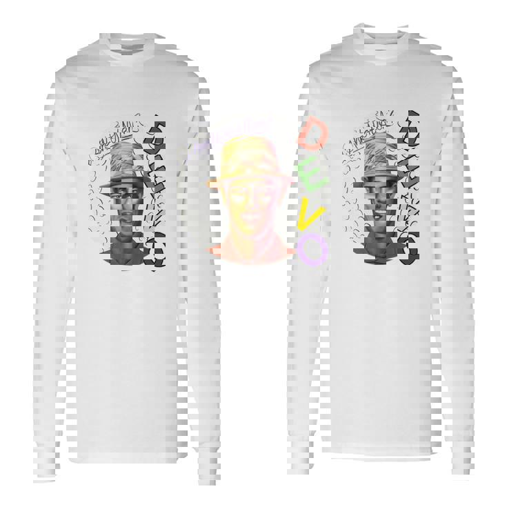 T-shirt à manches longues Hommage à Devo Are We Not Men? Design New Wave