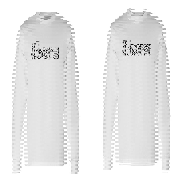 T-shirt à manches longues The Doors Blanc, Logo Iconique pour Fans de Rock