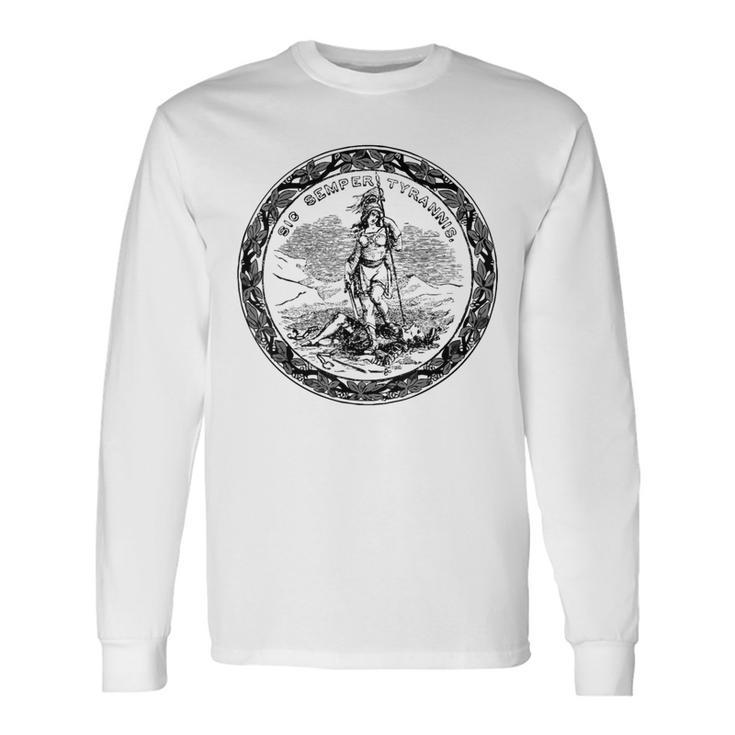 Trendy Seal Of Virginia Long Sleeve T-Shirt