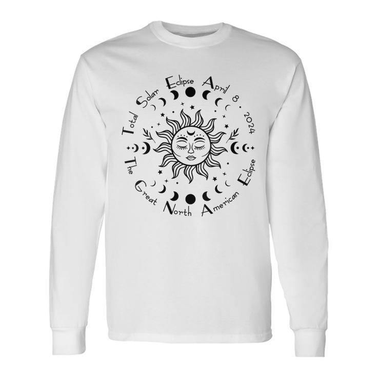 Twice In A Lifetime Solar Eclipse 2024 Total Eclipse Long Sleeve T-Shirt