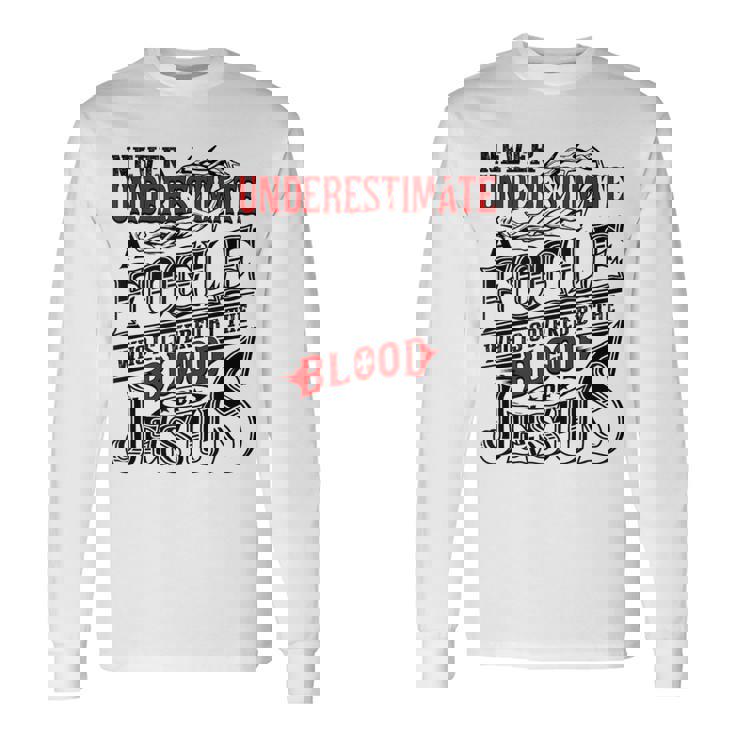 Never Underestimate Fogle Family Name Long Sleeve T-Shirt