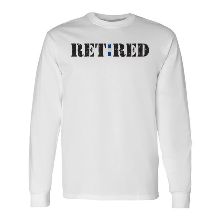 Us Coast Guard Cwo3 Retired Long Sleeve T-Shirt