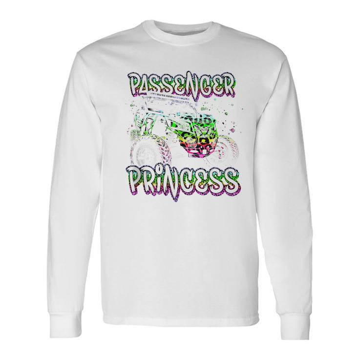 Utv Passenger-Princess Lovers Utv Sxs Riding Dirty Offroad Long Sleeve T-Shirt