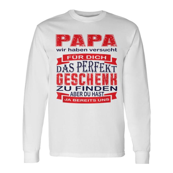 Vater Tochter Sohnatertagatertagsgeschenk Für Papa Langarmshirts Geschenkideen