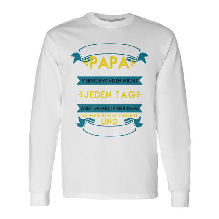 Verstorbenerater Tochter In Gedenken An Denater Rip Papa Langarmshirts Geschenkideen