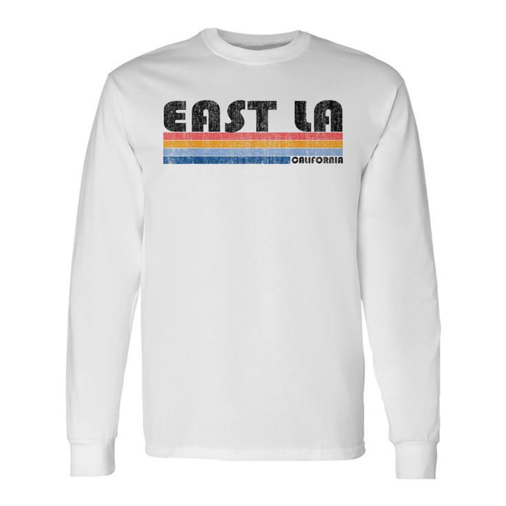 Vintage 1980S Style East Los Angeles CaLong Sleeve T-Shirt Gifts ideas