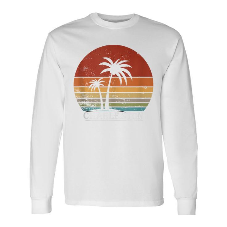 Vintage 70S Retro Charleston South Carolina Throwback Long Sleeve T-Shirt