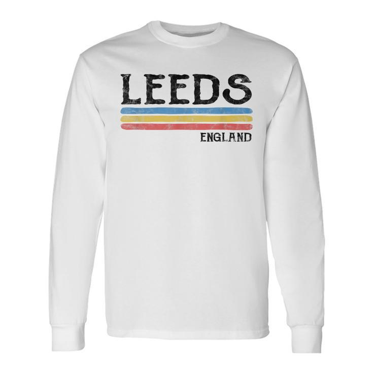 Vintage Leeds England Souvenir Long Sleeve T-Shirt