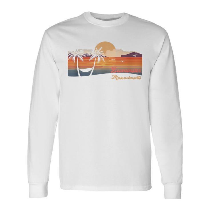 Vintage Leominster Massachusetts Beach Long Sleeve T-Shirt