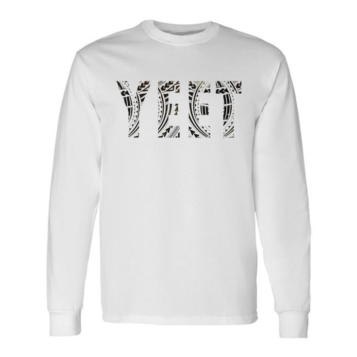 Vintage Retro Jey Uso Yeet Yeet Quotes Long Sleeve T-Shirt Gifts ideas