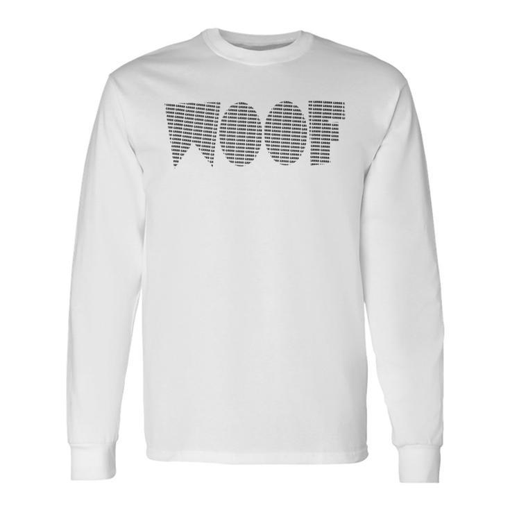 Woof Grr Gay Bear Lgbt Gay Pride Bear Otter Wolf Long Sleeve T-Shirt