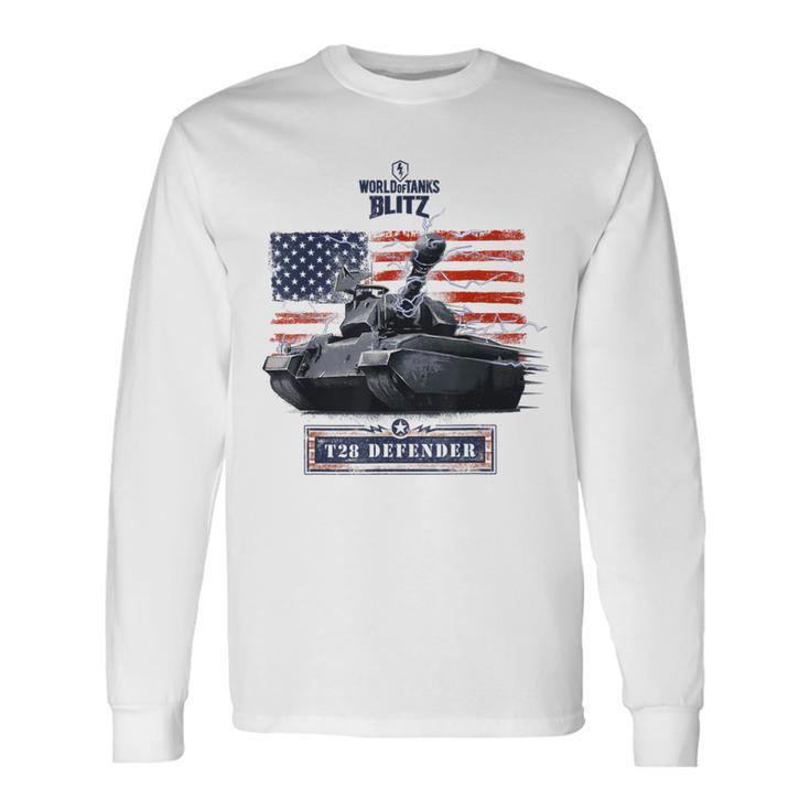 World Of Tanks Blitz T28 Defender Langarmshirts Geschenkideen