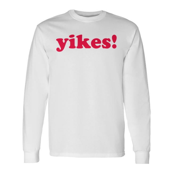 Yikes Cute Pastel Aesthetic Fashion T Long Sleeve T-Shirt