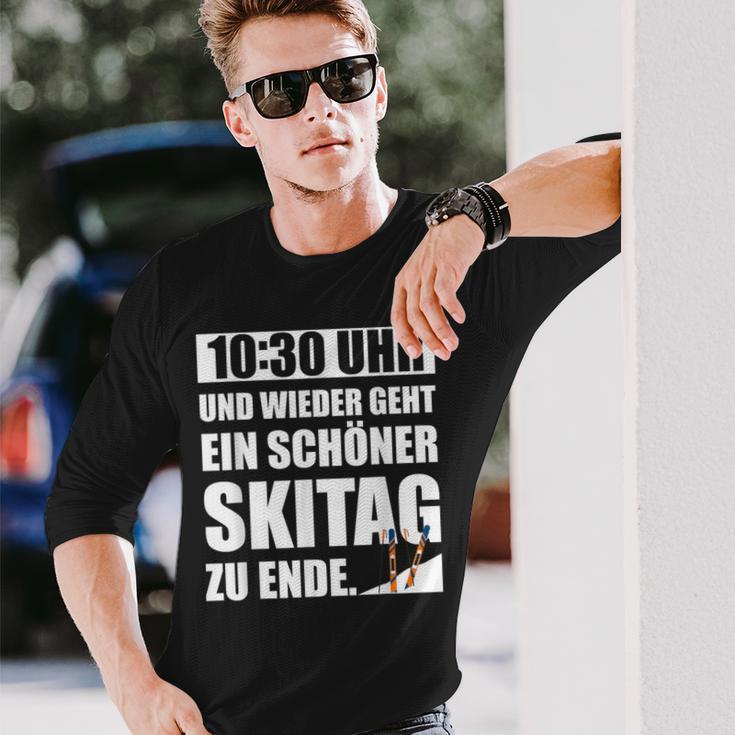 1030 Ahr Skiabenteuer Langarmshirts, Abschluss eines Schönen Skitags Geschenke für Ihn