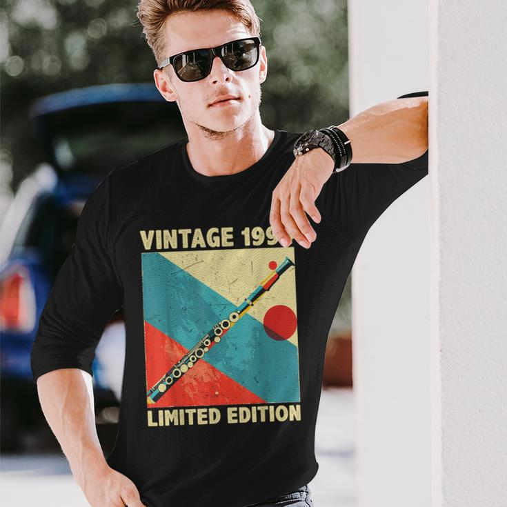 30 Years Old Vintage 1994 Flute Lover 30Th Birthday Long Sleeve T-Shirt Gifts for Him