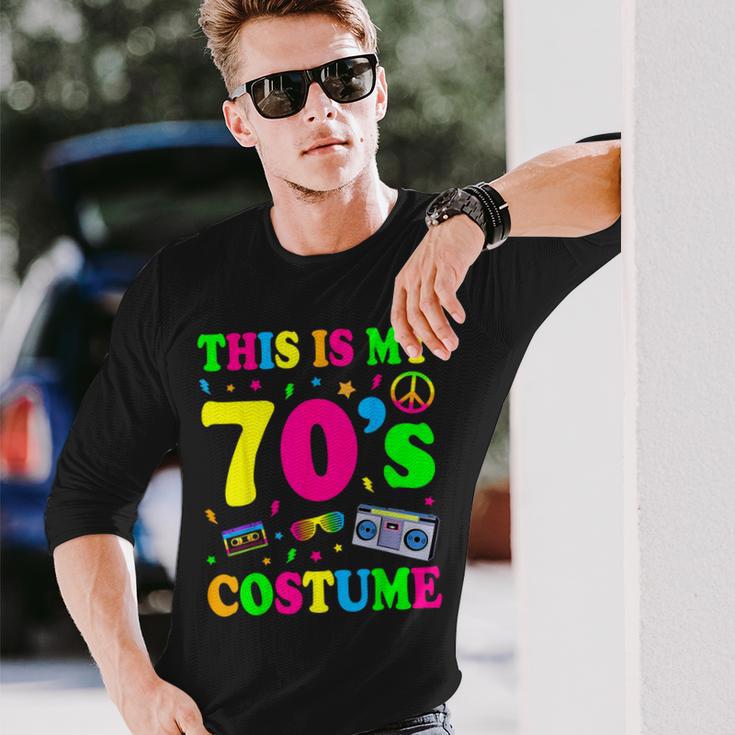 This Is My 70-S Costume 60'S 70'S Party Long Sleeve T-Shirt Gifts for Him