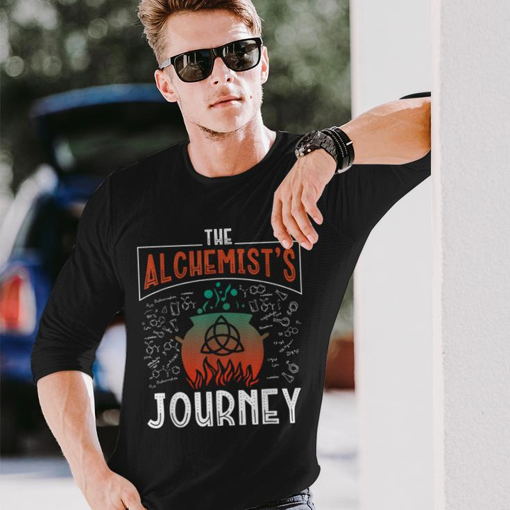 The Alchemists Journey Alchemy Science Long Sleeve T-Shirt Gifts for Him
