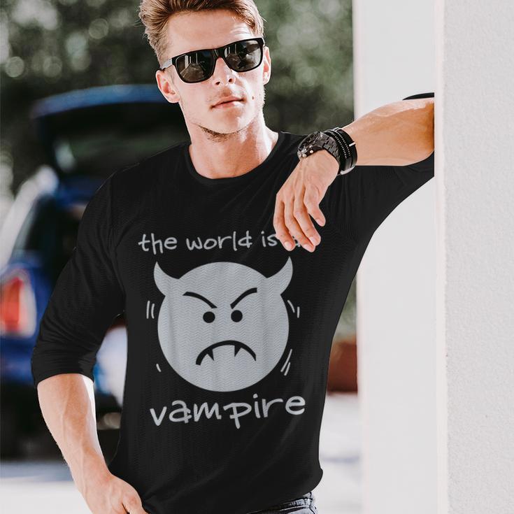 Alternative Die Welt Ist Ein Vampire Pumpkins 90S Grunge Rock Langarmshirts Geschenke für Ihn