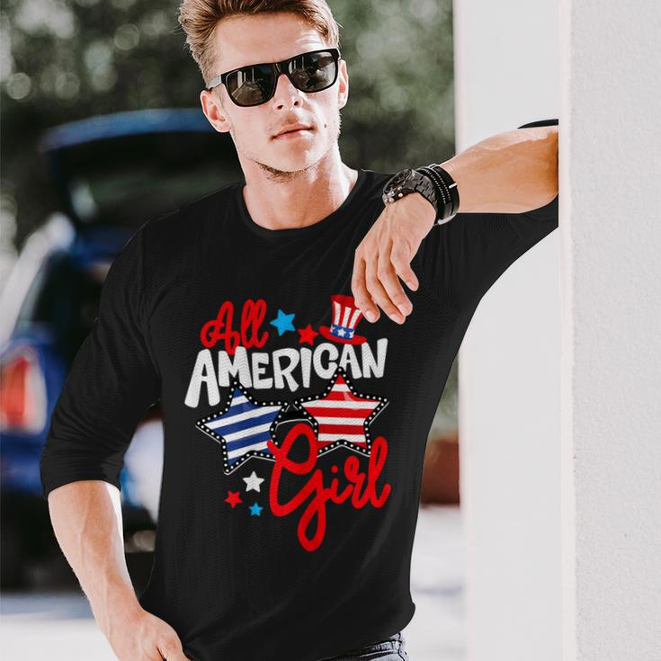 American Girls Patriotic July 4Th Fun For Family Matching Long Sleeve T-Shirt Gifts for Him