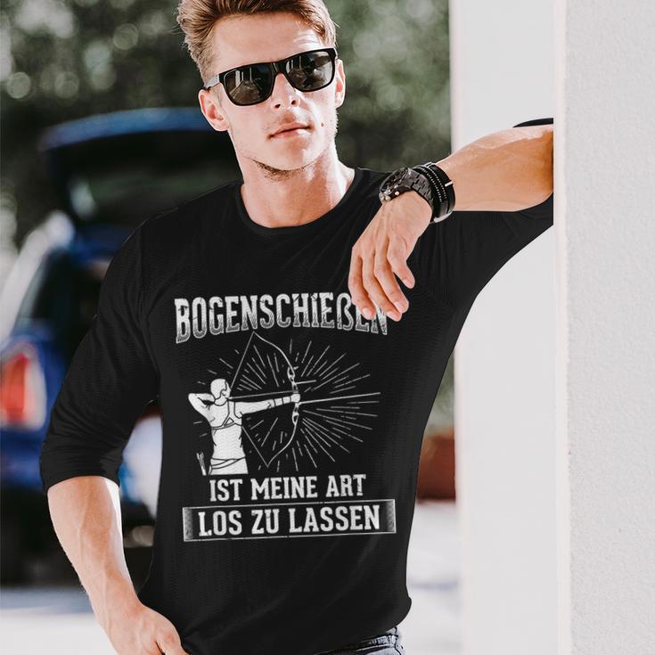 Archery Loslassen Archery Langarmshirts Geschenke für Ihn