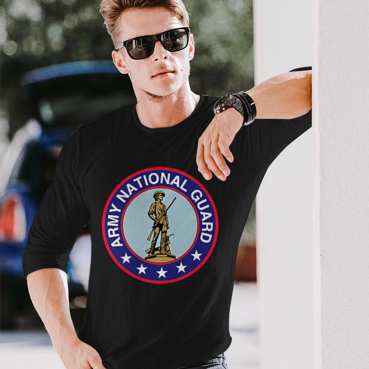 Army National Guard Military Veteran State Morale Long Sleeve T-Shirt Gifts for Him