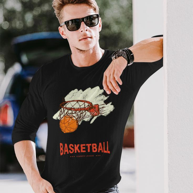 Basketball Usa-Nba Summer LeagueLong Sleeve T-Shirt Gifts for Him