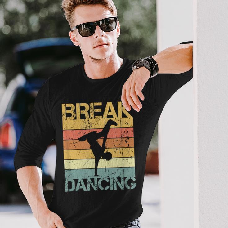 Bboy Breakdancer Hip Hop Danceintage Breakdance Langarmshirts Geschenke für Ihn