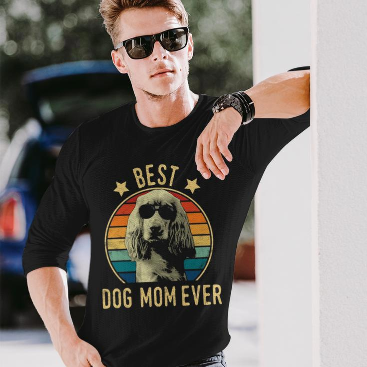Best Dog Mom Ever English Cocker Spaniel Mother's Day Long Sleeve T-Shirt Gifts for Him