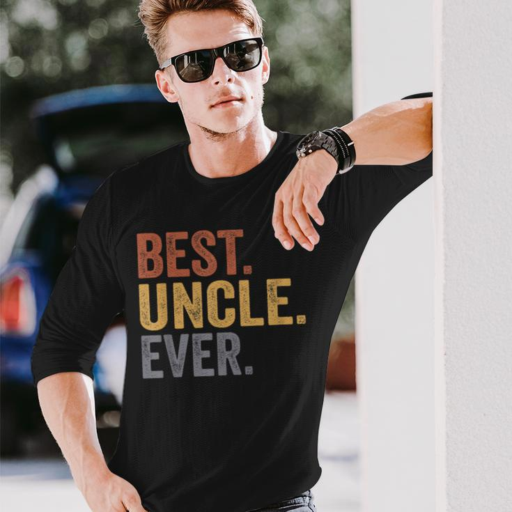 Best Uncle Ever From Niece Uncle Father's Day Long Sleeve T-Shirt Gifts for Him