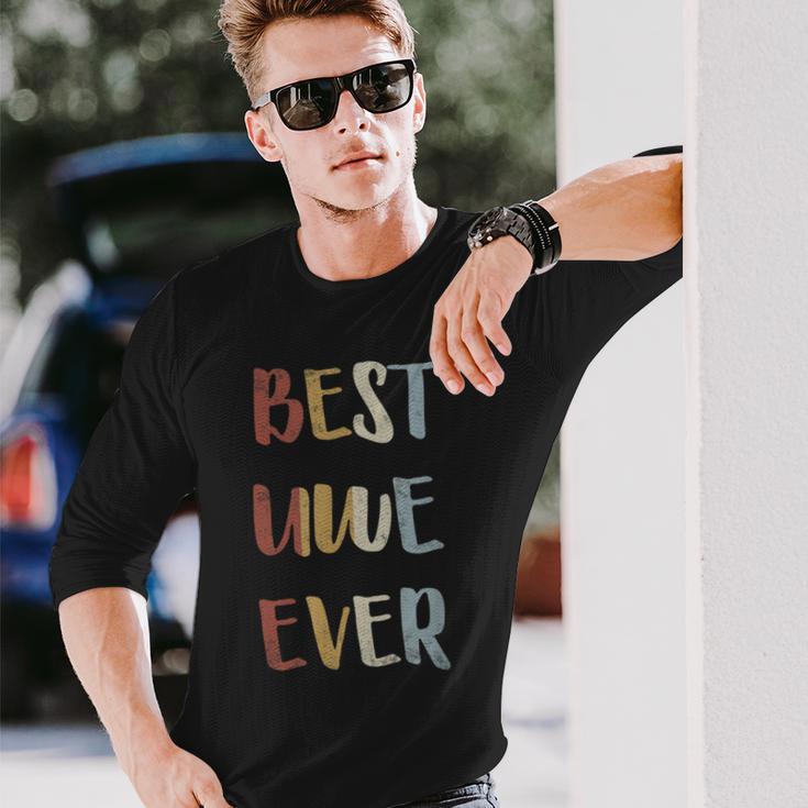 Best Uwe Ever Retro Vintage First Name Langarmshirts Geschenke für Ihn