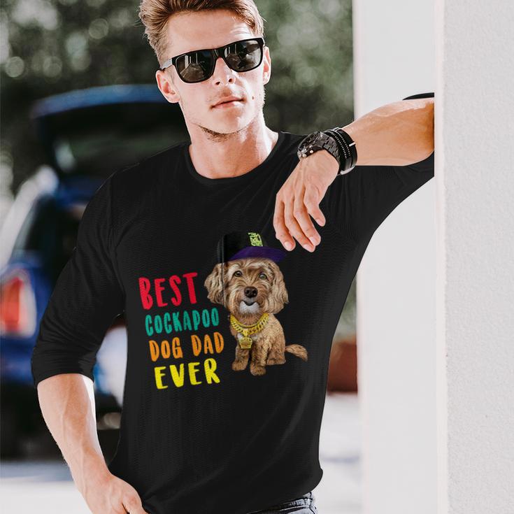 Bester Cockapoo Hund Papa Aller Zeitenatertag Lustiger Kapuzenjacke Langarmshirts Geschenke für Ihn