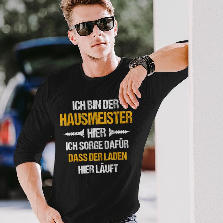 Bester Hausmeister Best Caretaker Langarmshirts Geschenke für Ihn