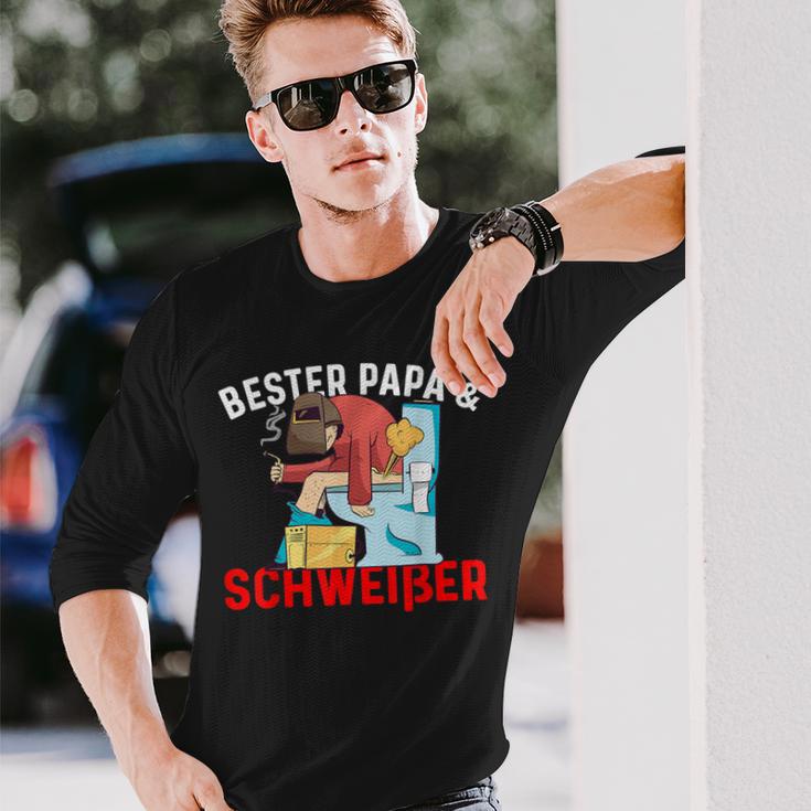 Bester Papa & Schweißer Langarmshirts Geschenke für Ihn