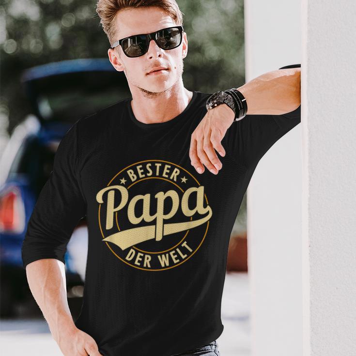 Bester Papa Der Weltatertag Geschenk Langarmshirts Geschenke für Ihn