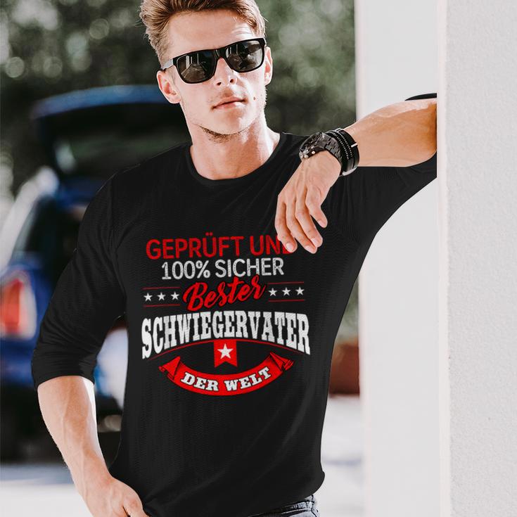 Bester Schwiegerfater Der Welt Best Schwiegerfater Der Welt Langarmshirts Geschenke für Ihn